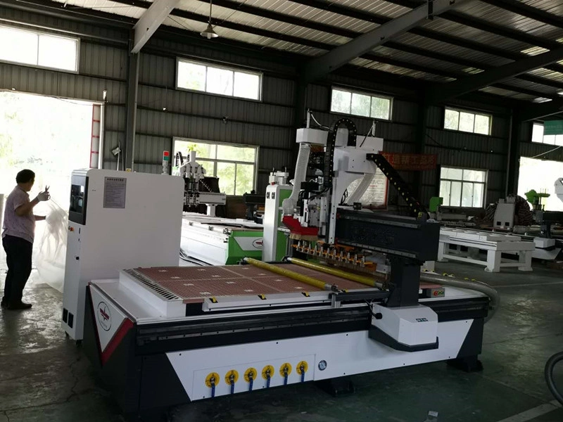 CNC Router ATC Woodworking CNC Processing Center New Equipment Factory Precio Madera Armario CNC Cocina Baño Tablero de madera MDF sólido Madera usada