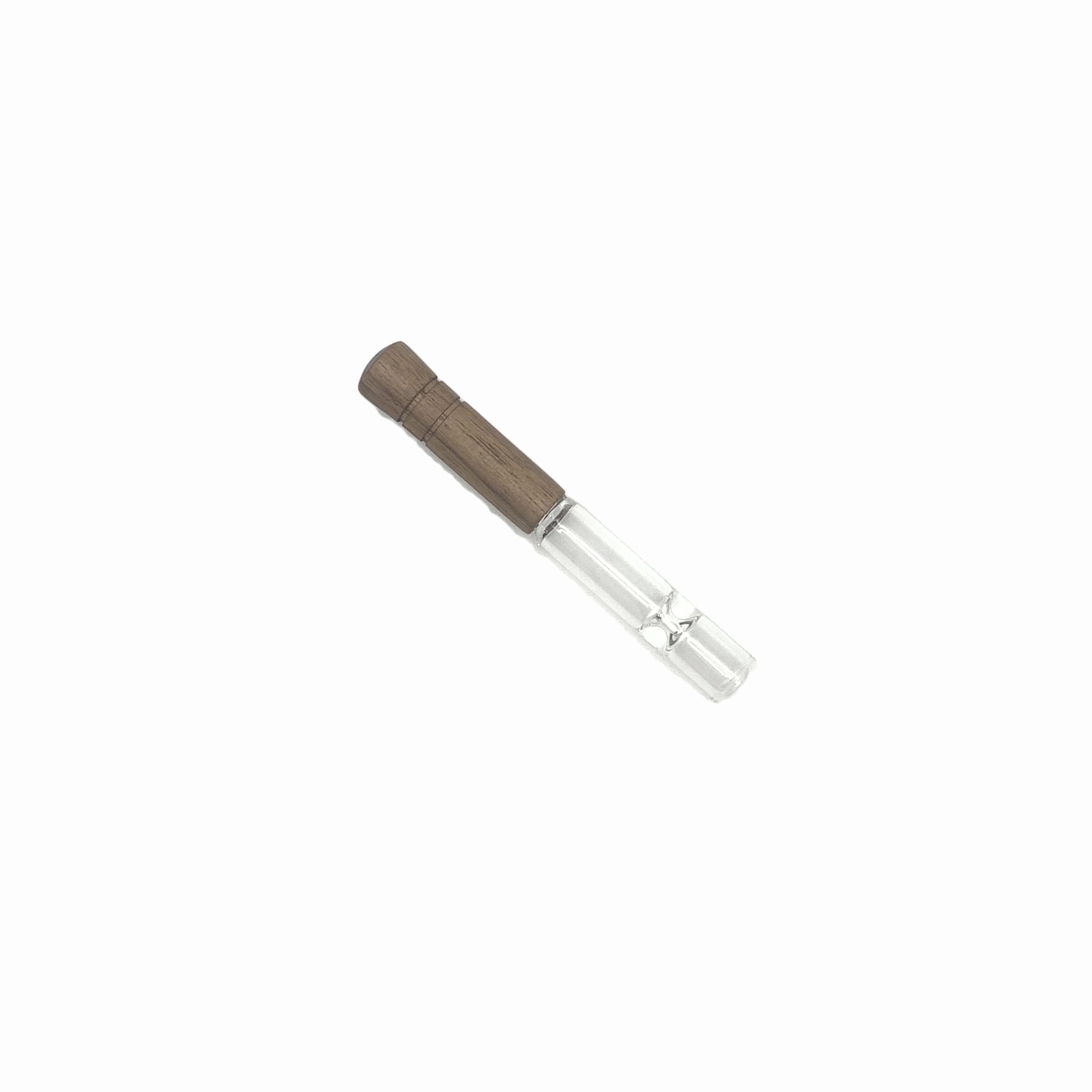 Vidro de alta qualidade plataforma DAB Ouro do tubo de fumar um cigarro atacante Chillum em mármore com preto e madeira discreta dica