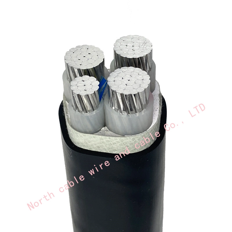 Made in China Low Voltage Copper Aluminum Core 1/2/3/4/5 Core 10mm 16 25 35 50mm PVC Armored Cable