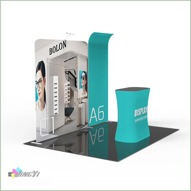 Combined Tube POPup Booth Tention Fabric Exhibition Display