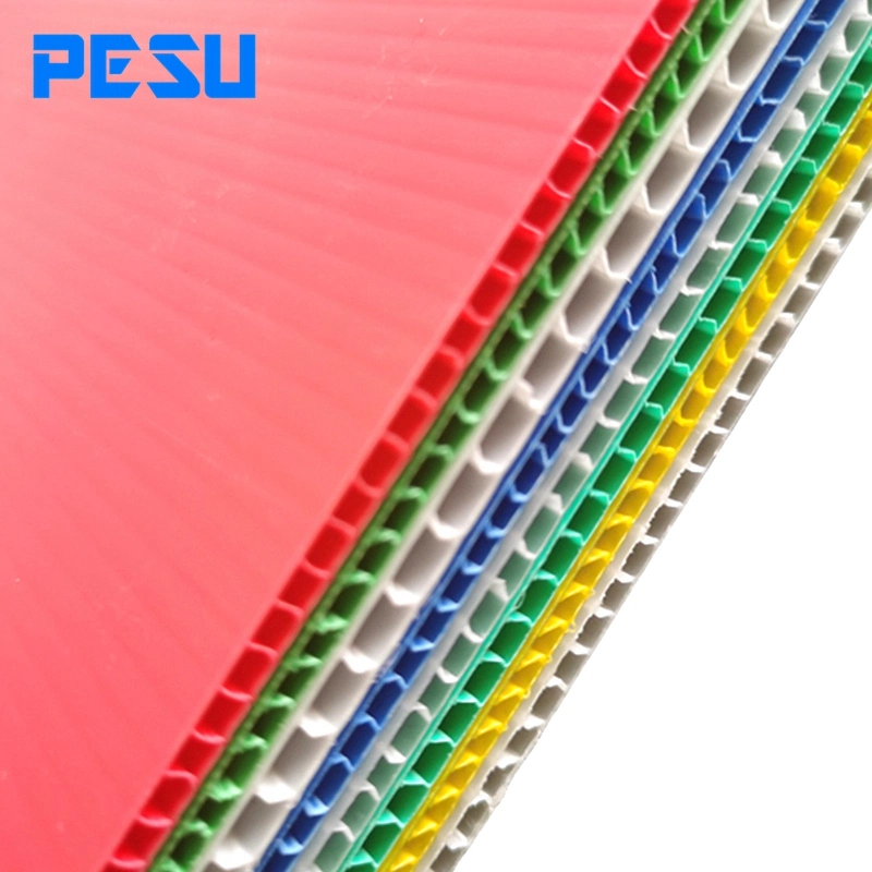 White Plastic Sheeting PP Corrugted Twin Wall Polypropylene Sheet