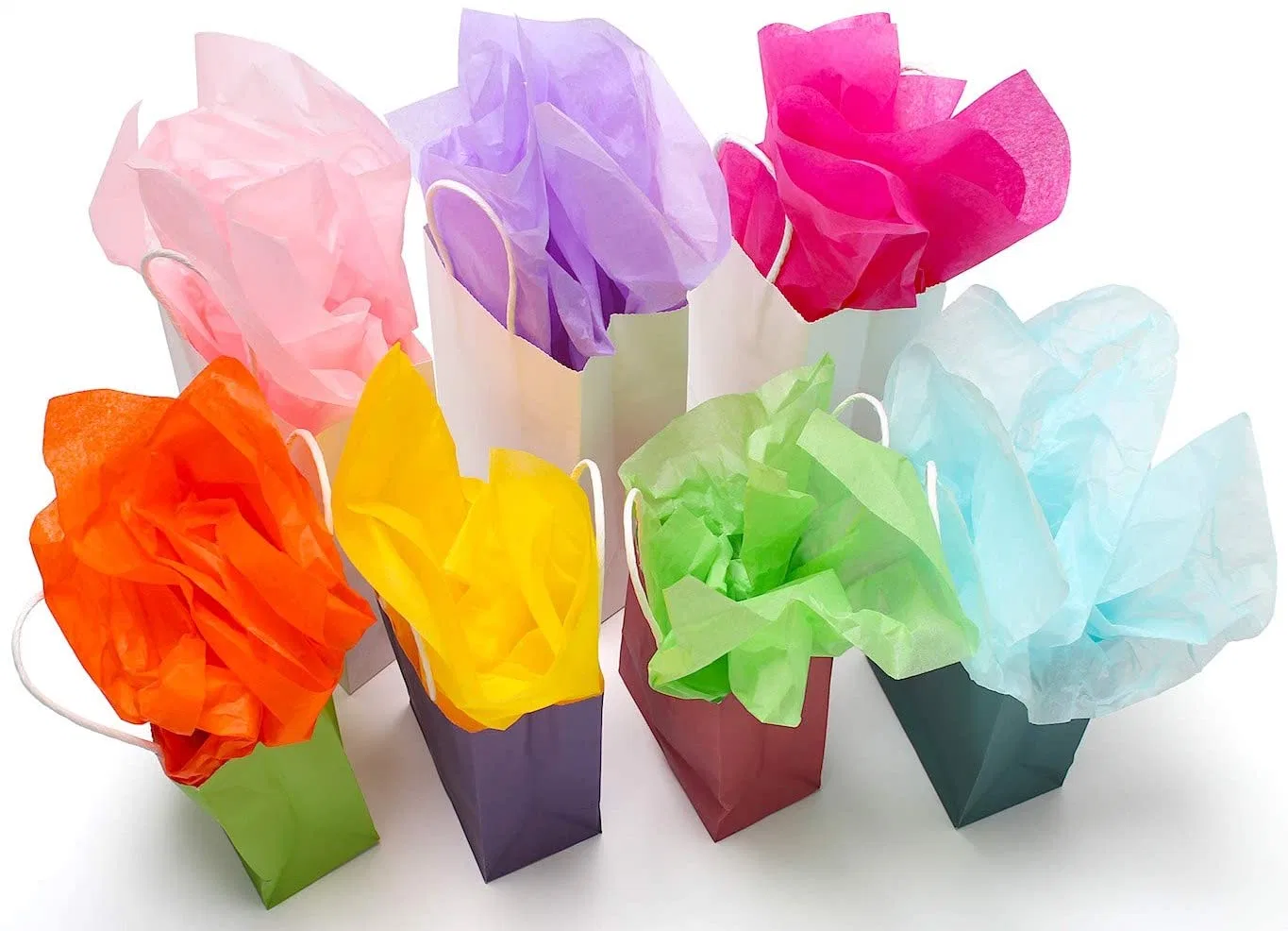 Colored Tissue Paper for Gift Bags DIY Crafts