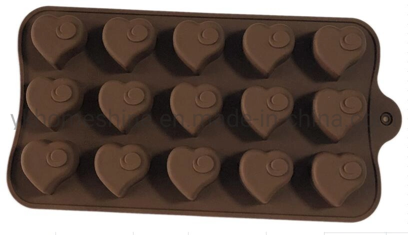 Silicone Chocolate Jello Mold Heart Shape Ice Cube Tray