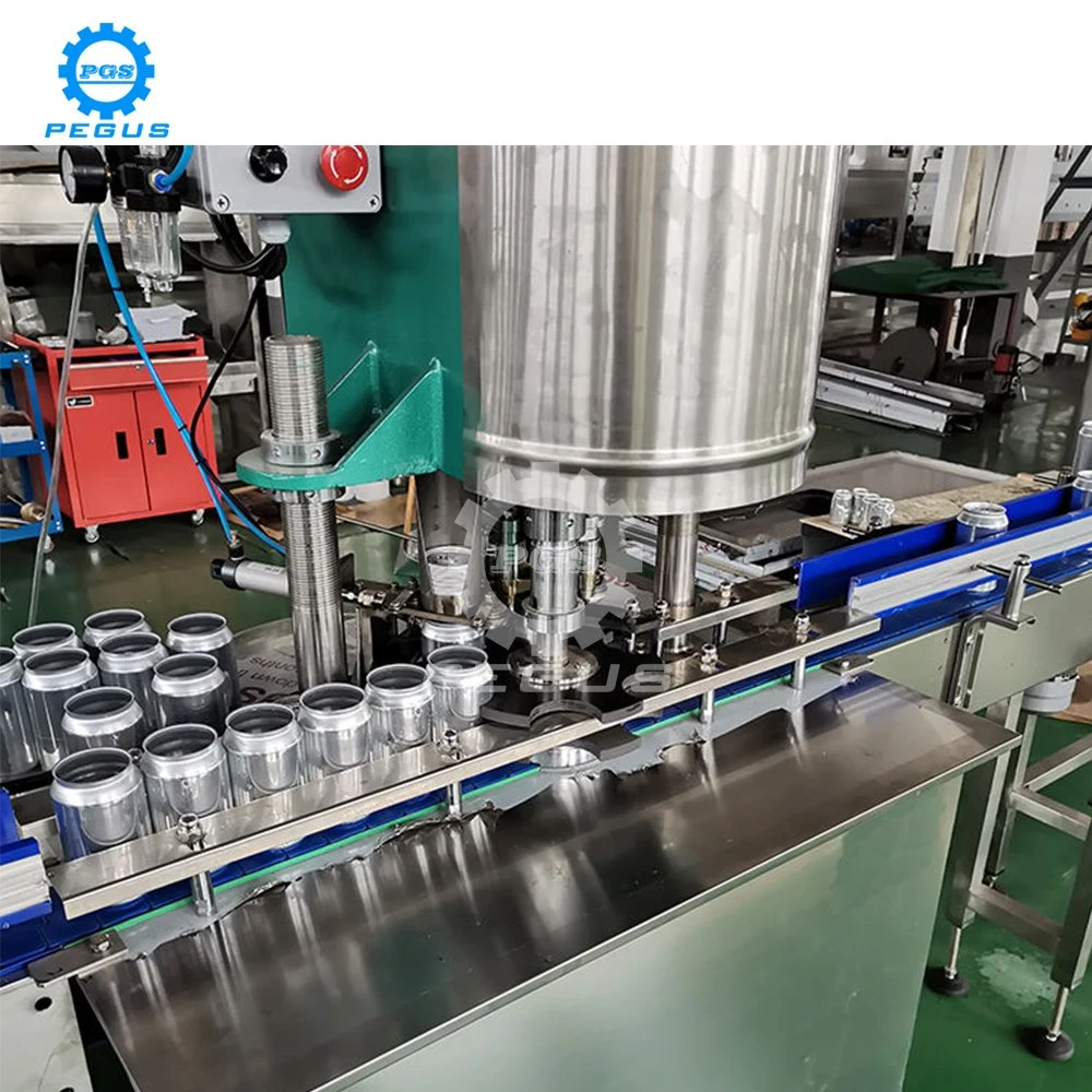 500-1800 Cans Per Hour Small Carbonated Drink / Beverage Beer Canning Machine