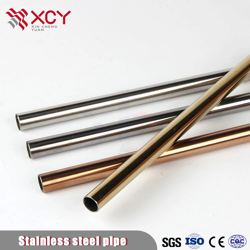 201 301 316 430 Decorative Cold Rolled Round Ss Tube Stainless Steel Color Pipe