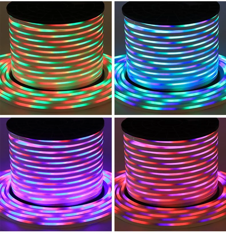 Eclairage de bureau corde LED bande de lumières lampe pour lustre 5m Kits couleurs RVB RGBW uniques