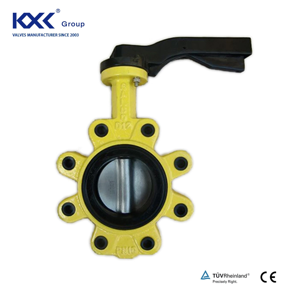 Lt Cast Ductile Iron Wafer Lug Type Butterfly Valve with Hand Lever