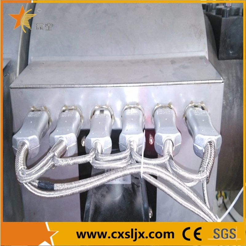 Conical Twin Screw Plastic Extruder with Bimetallic Screw Barrel