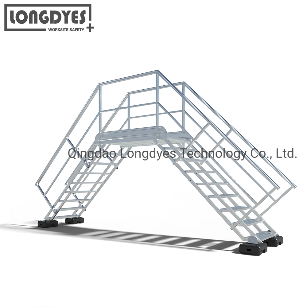 Aluminum 6061 Safety Access Step-Type Ladders