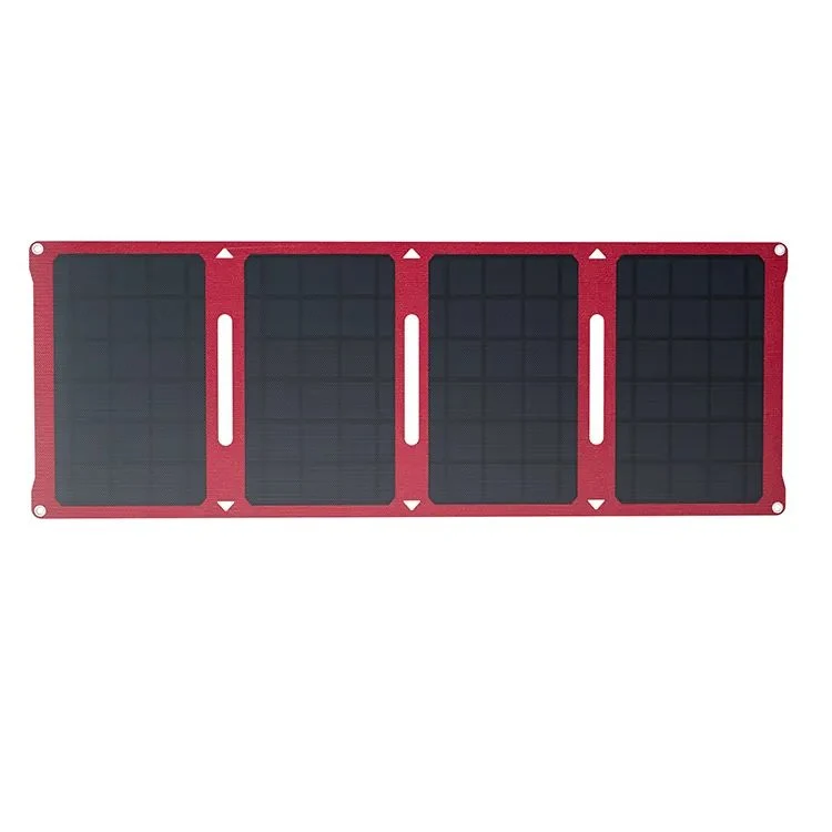 Energía Solar PanelHigh calidad Monocrystalline Panel Solar USBC Cargador 28W Cargadores de baterías solares portátil Solar Cell Phone