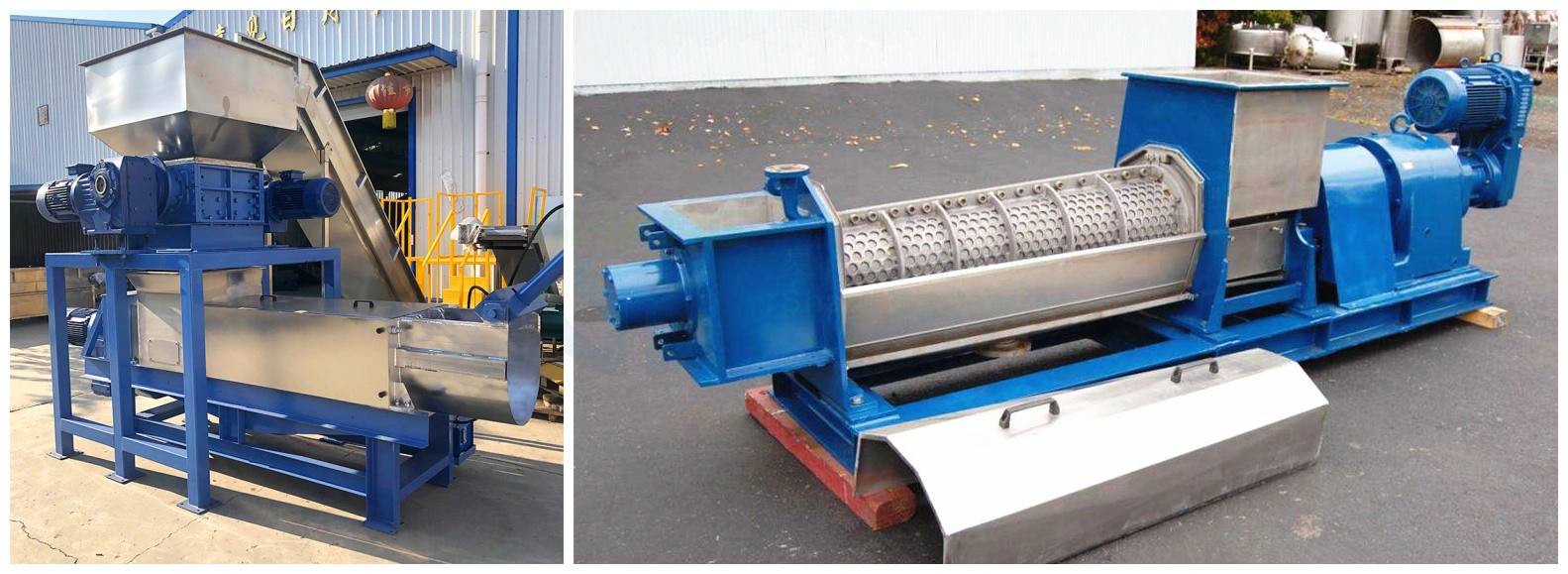 Cassava Dewatering Sludge Machine Screw Press Solid Liquid Separator