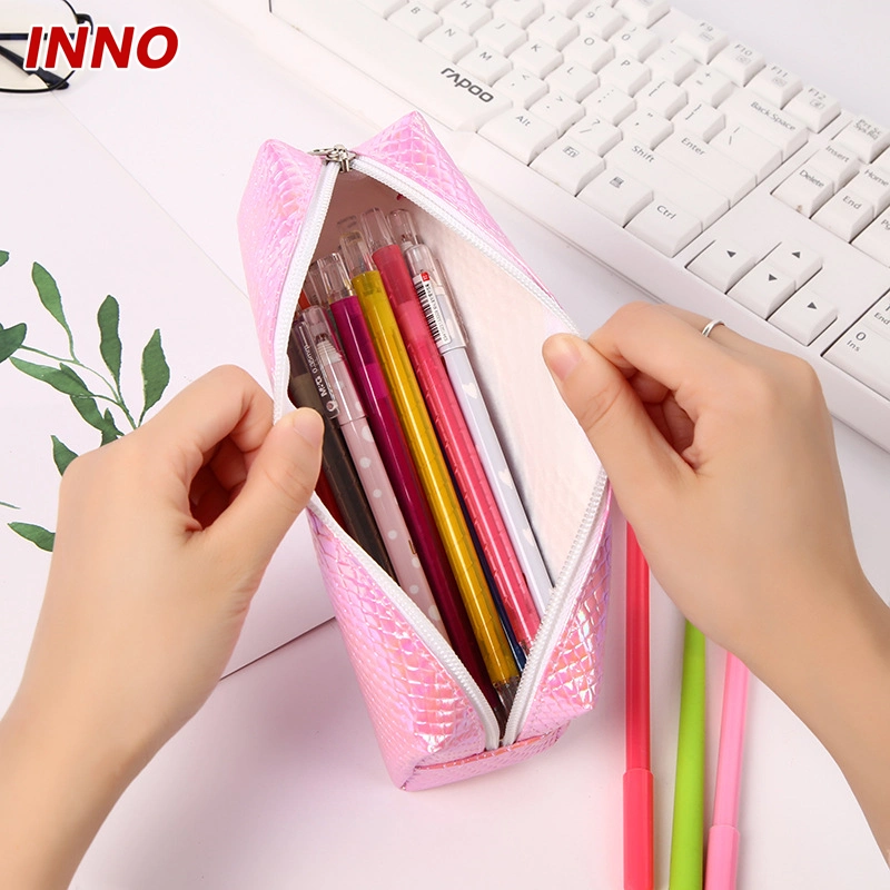 Wholesale/Supplier Inno Brand R050# New Fish-Scale Pencil Case Large Capacity Stationery Bag for School Supplies Eco-Friendly