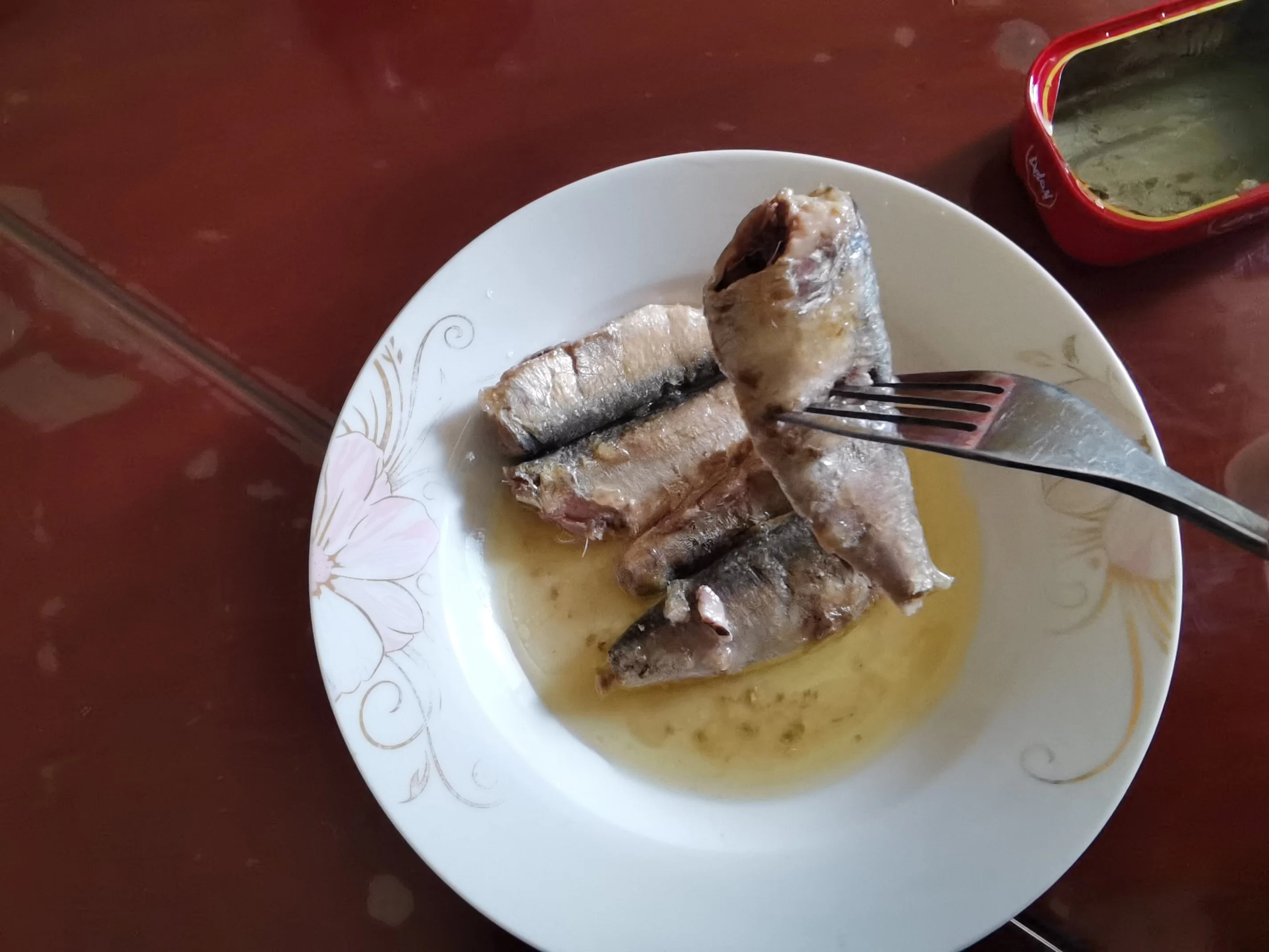 Ingredientes de origen de las conservas de sardinas en aceite de pescado