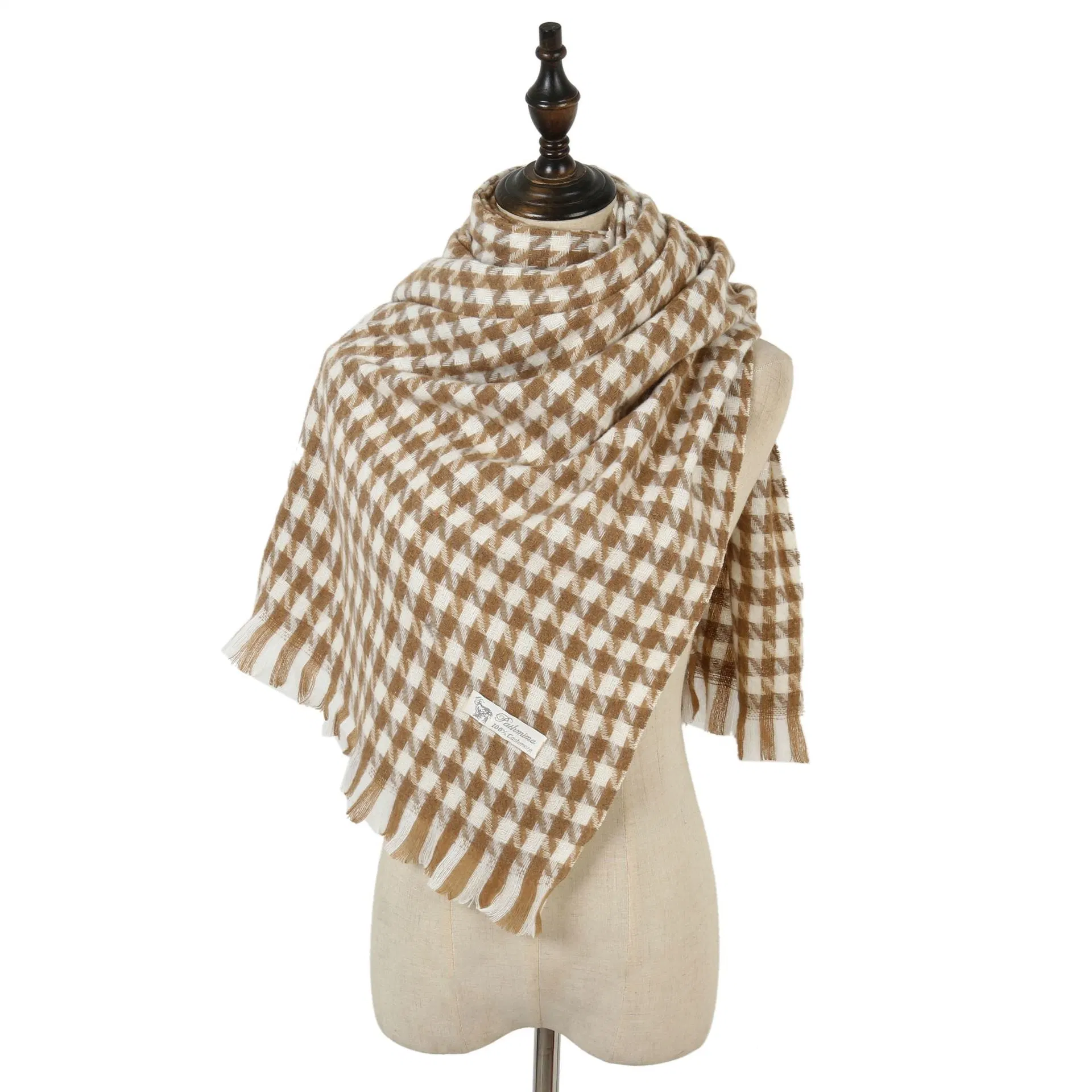 High quality/High cost performance  Apparel Fashion Lady Thick Warm Woven Cashmere Unisex Long Scarf