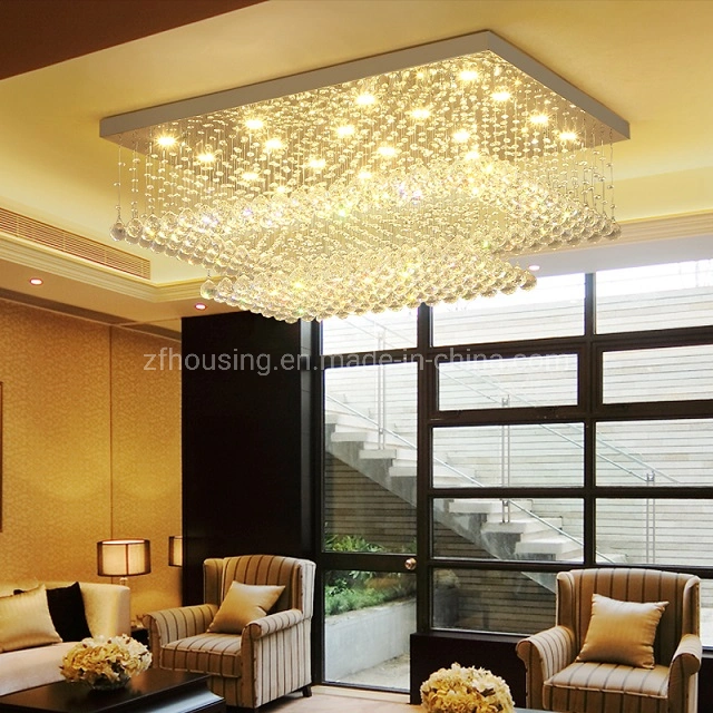 Fishline Chandelier K9 Crystal Ceiling Light Pendant Lighting for Hotel, Resort, Dream House Zf-Cl-037