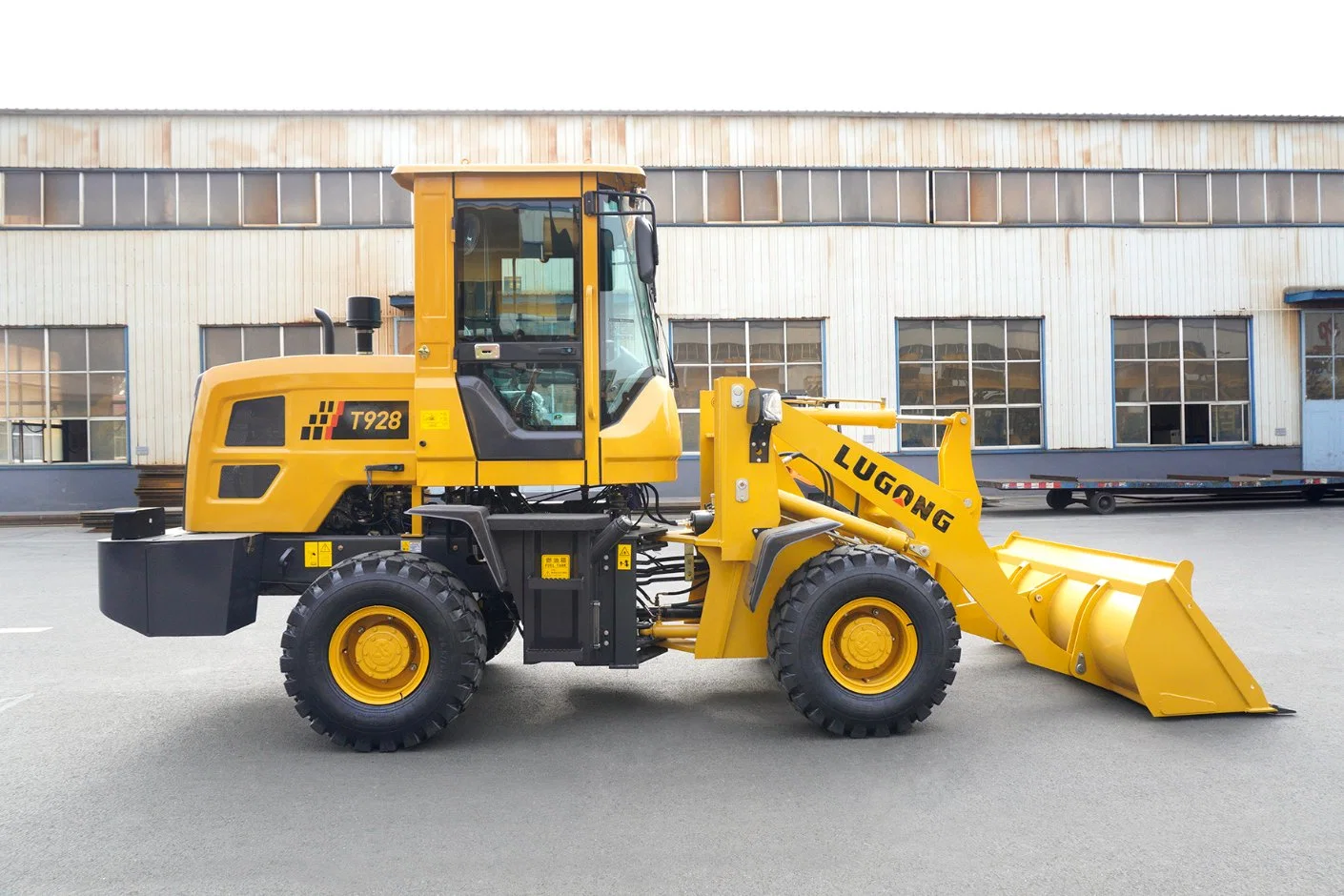 Lugong 1.6 Ton China Mini Wheel Loader Articulated Wheel Loader for Sale