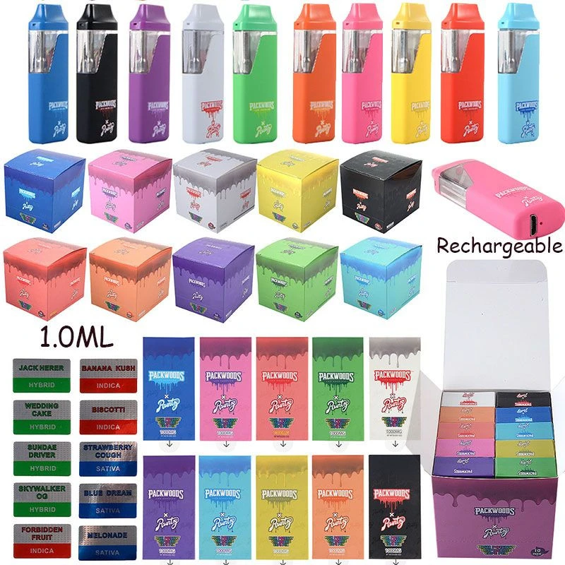 Commerce de gros vide vaporisateur Runtz Packwoods X Vape stylo jetable e cigarettes