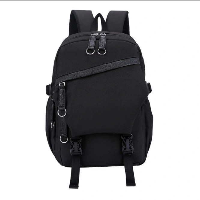 New Design Nylon Anti Theft Backpack Waterproof School Travel Backpack Zipper Women Bag USB Charging Custom Laptop Bag