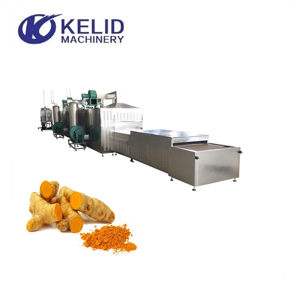 Seasoning Powder Curry Powder Turmeric Powder Microwave Drying Machine