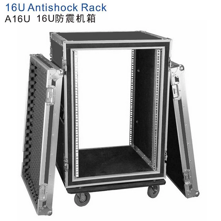 Personalizar el vuelo de aluminio de 12u caso Double-Deck sin/con la puerta Rack Caso