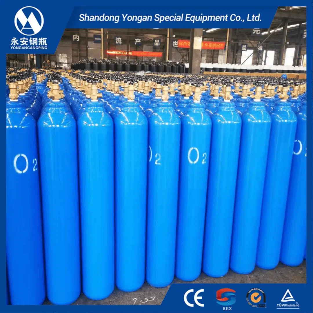 13.4L ISO Tped Seamless Steel Portable Household Health Care Medical Oxygen Gas Cylinder