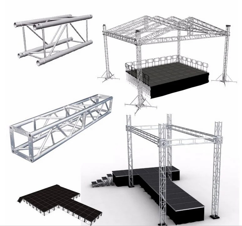 Outdoor Portable Exhibition Concert Events Wedding Stage Lighting Show Speaker Aluminum Truss for LED Display