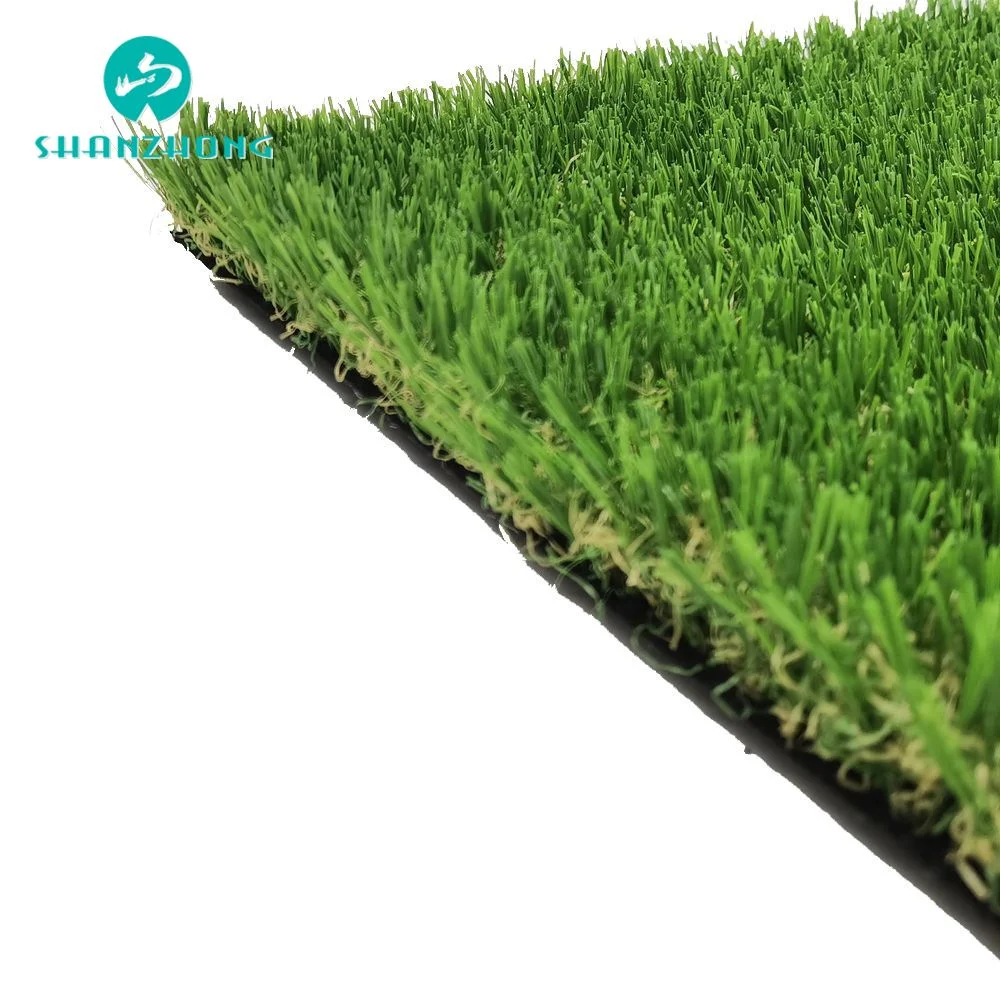 Grama Artificial verde natural Turf Pátio Exterior do ajardinamento durável e fábrica de relva sintética fosco suave