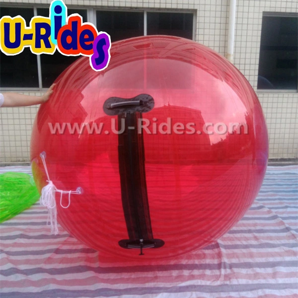 Transparent Colorful zorbs Color string Aqua 1.0mm Thickness PVC Football Water Ball For Aqua Fun