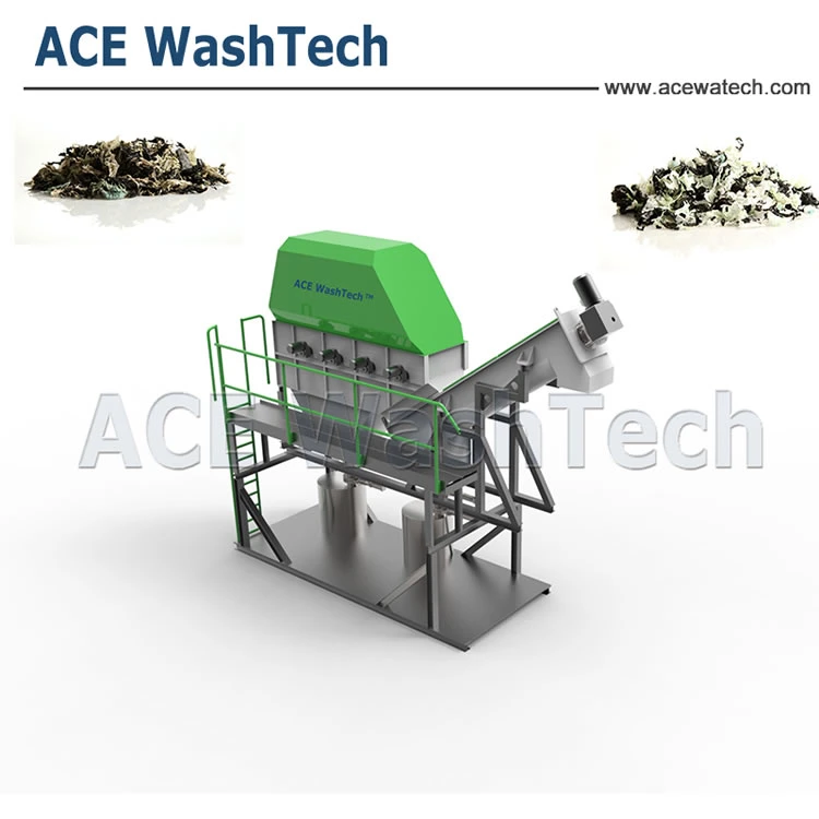 Línea de producción de lavado de cubeta de plástico para reciclaje