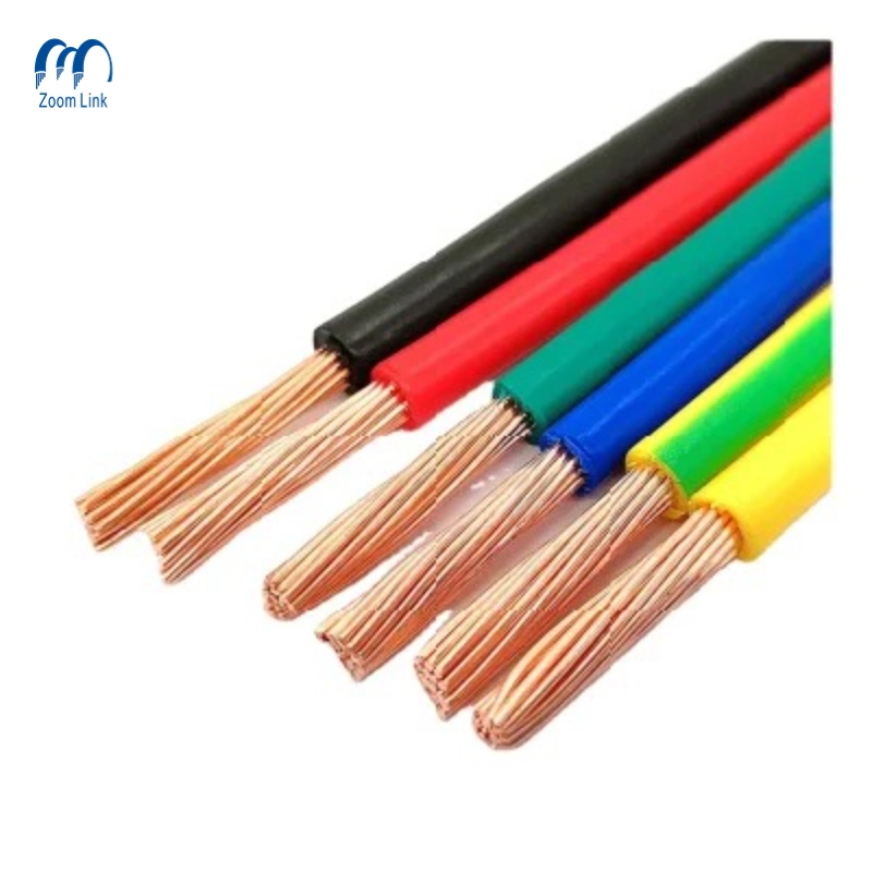 450/750V 1.5mm 2.5mm 4mm Cable PVC Insulated Copper Conductor House Wire