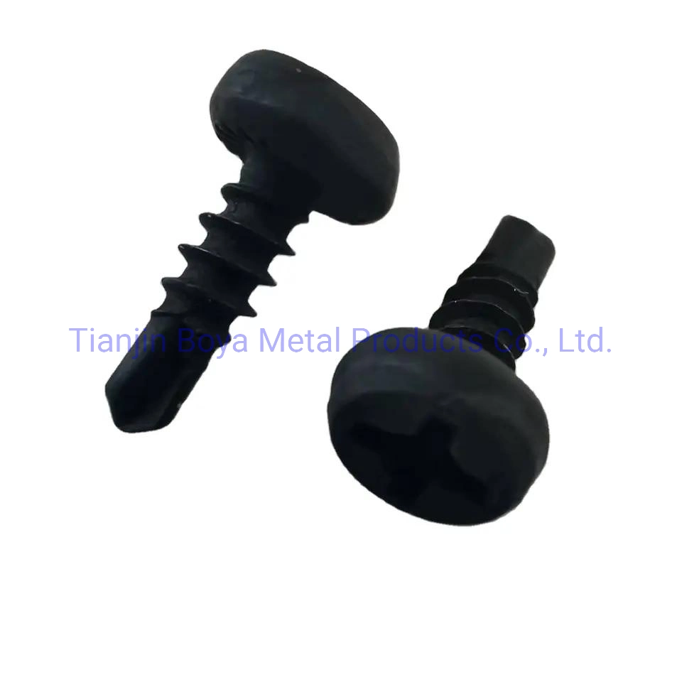 Factory Sale Pan Framing Head Self Drilling Screw with Black Phosphating