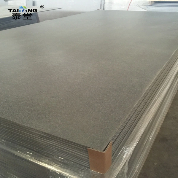 Wear Resistant Fibrocemento Panel Fiber Cement Board with Groove