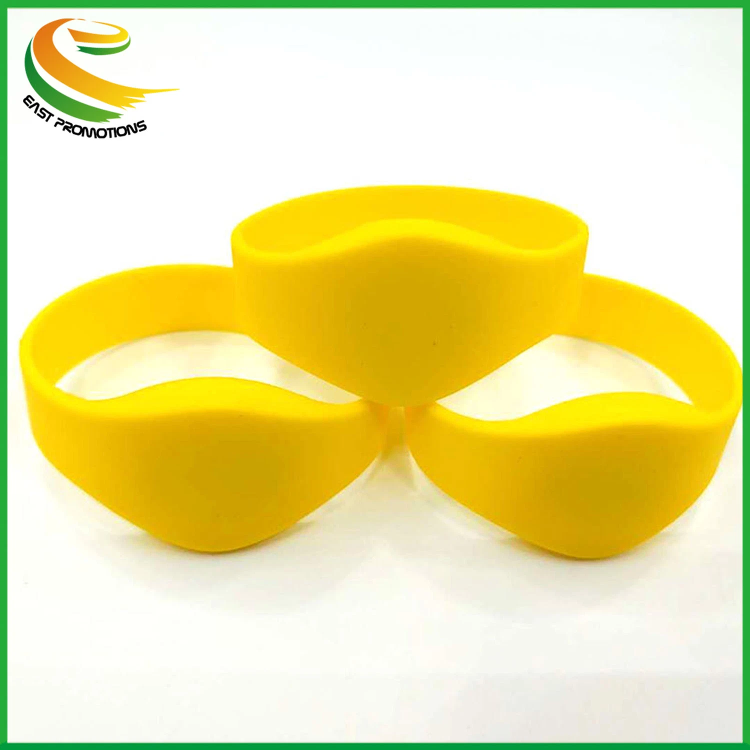 Customized Waterproof 13.56MHz NFC Silicone Hf RFID Wristband Smart Bracelet for Access Control