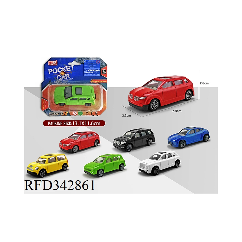 1: 43 Mini Metal coche de juguete tirado de vuelta coche modelo de Diecast para niños recogidos