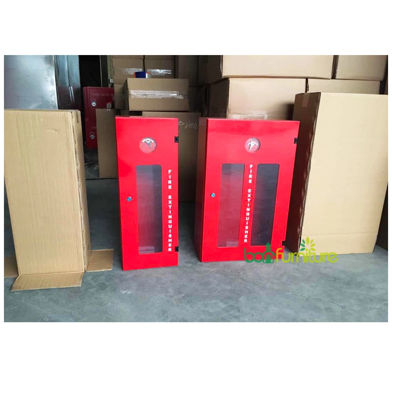 Steel Fire Extinguisher Box with Break Glass