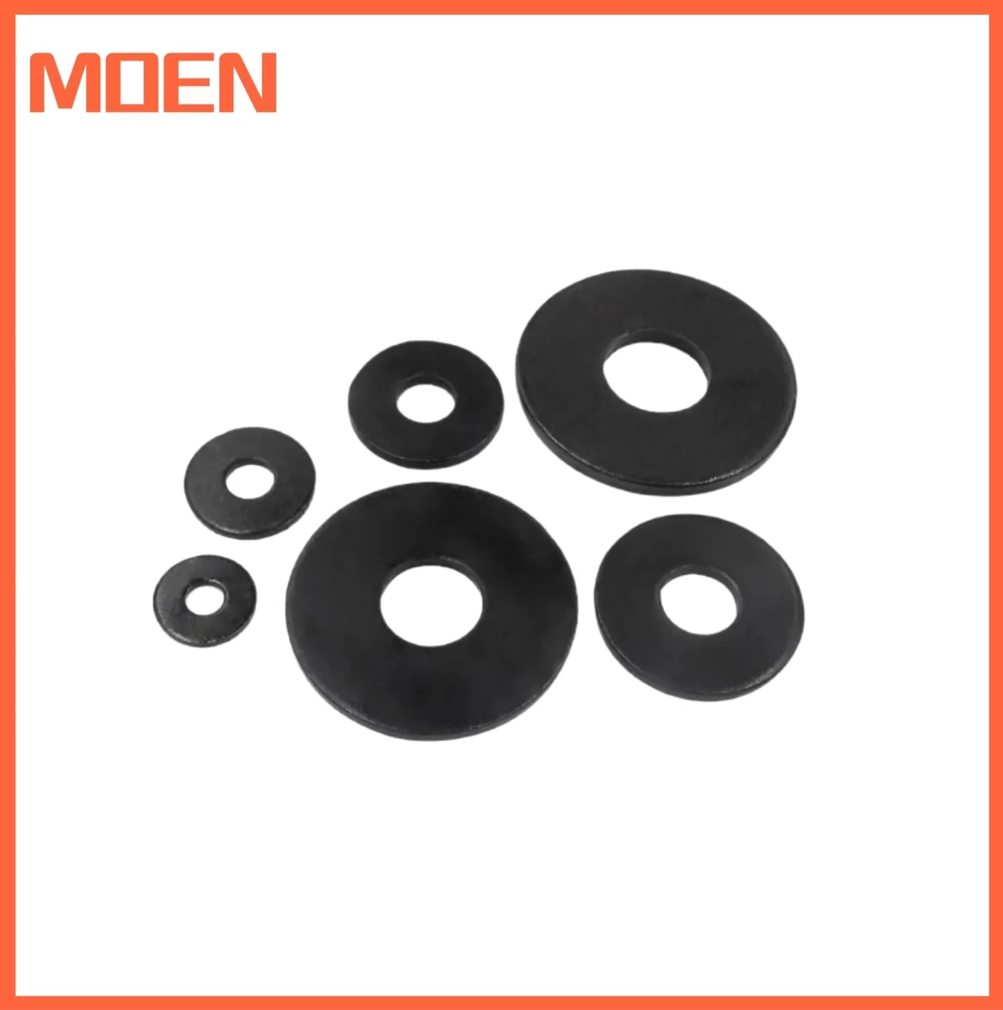 Bolts and Nuts Fastener DIN9021 Carbon Steel Black Hardened Flat Washer