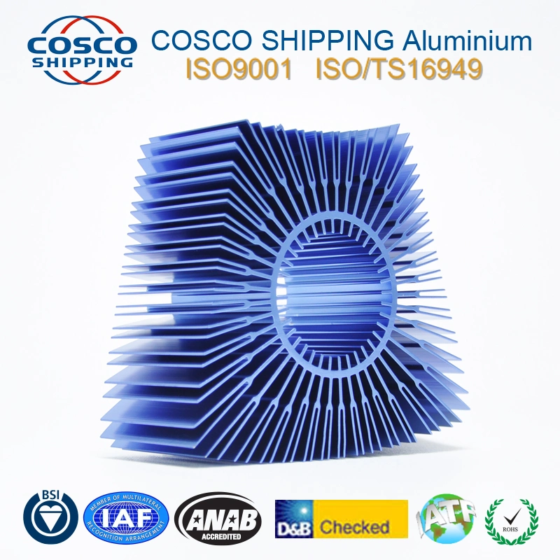 Cosco Aluminium Heatstick Aluminum Extrusion Profile Heat Sink