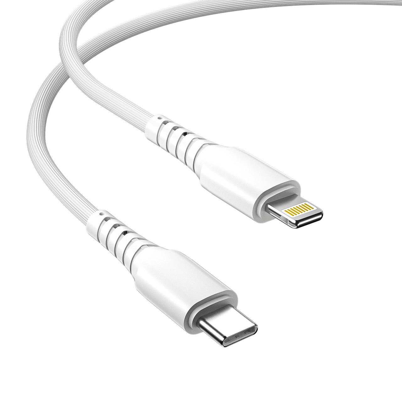 Usbc to Lighting 3FT White Pd 20W Fast Charging USB Data Cable for iPhone 12 Mini PRO Max iPad PRO