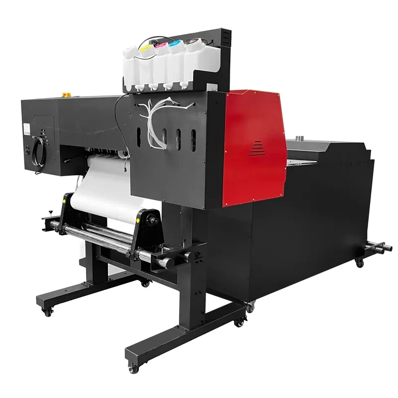 Tejido Popular de alta calidad de la impresora Dtf 60cm de rollo a rollo Pet la transferencia de calor directo a la película de impresora de tóner de color blanco para ropa