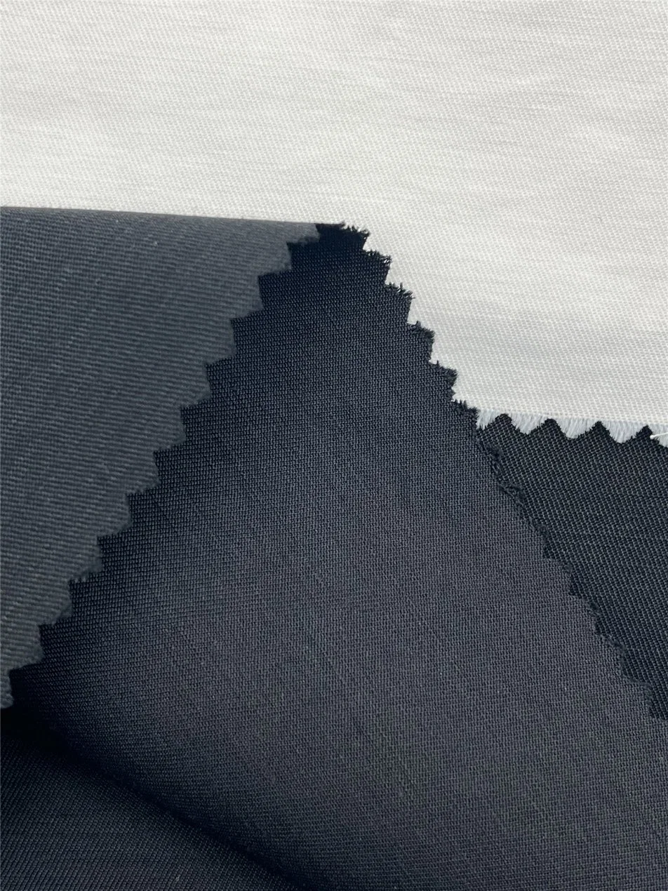 Polyester Cotton Fabric 75D*21S Twill 192 GSM 53% C 47%P Jacket Fabric For Textile Garment