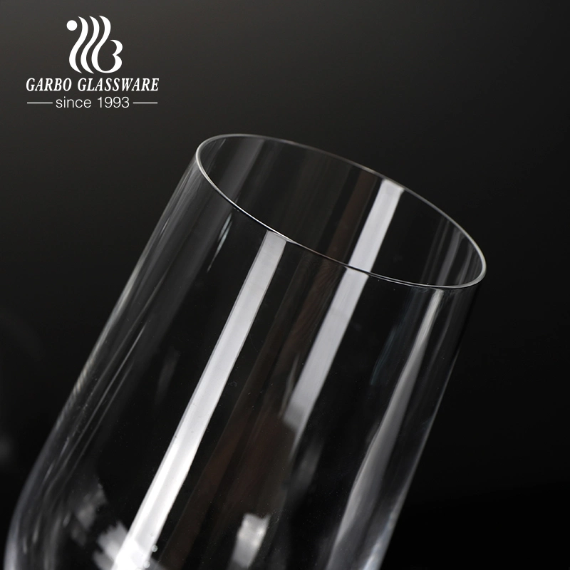 13 Oz High-End Wine Glass for Wedding Drinking and Decoration Brandy Goblet with Smooth Mouth for Business Gift Customized