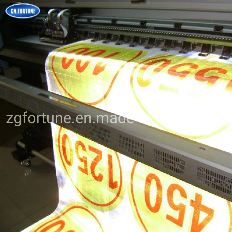 460gsm, Impressão Digital de PVC flexível refletivo Shinning Banner tráfego reflexivo Assinar Material de alta qualidade