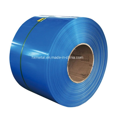 PVC Plastic Film Prepainted Galvalume Steel Coil for Roofing Sheet