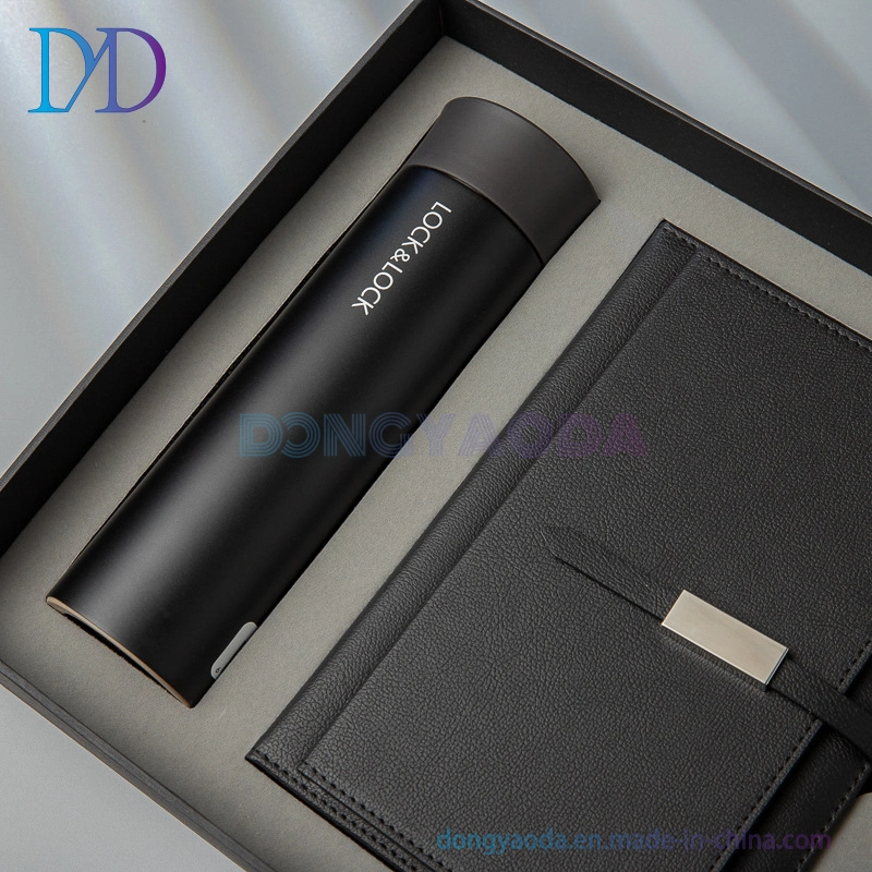 Le Buckle Insulation Cup Gift Box A5 Notebook Leather Meeting Book Anniversary Corporate Gifts