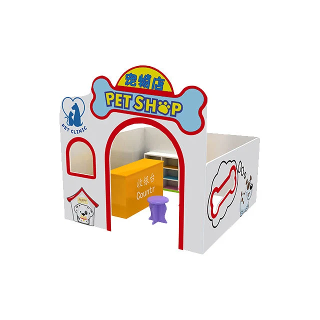 Children&prime; S Play House Role Playing Educational Wooden Toy