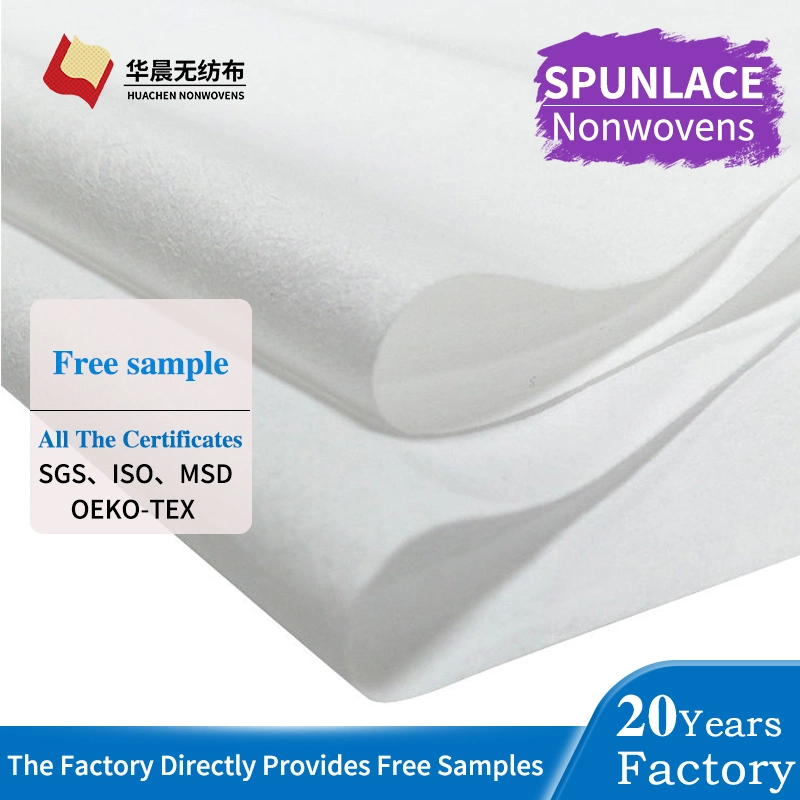 Factory Wet Wipes Raw Material Tissue Paper Non Woven Fabric Rolls Spunlace Non Woven Nonwoven Fabric