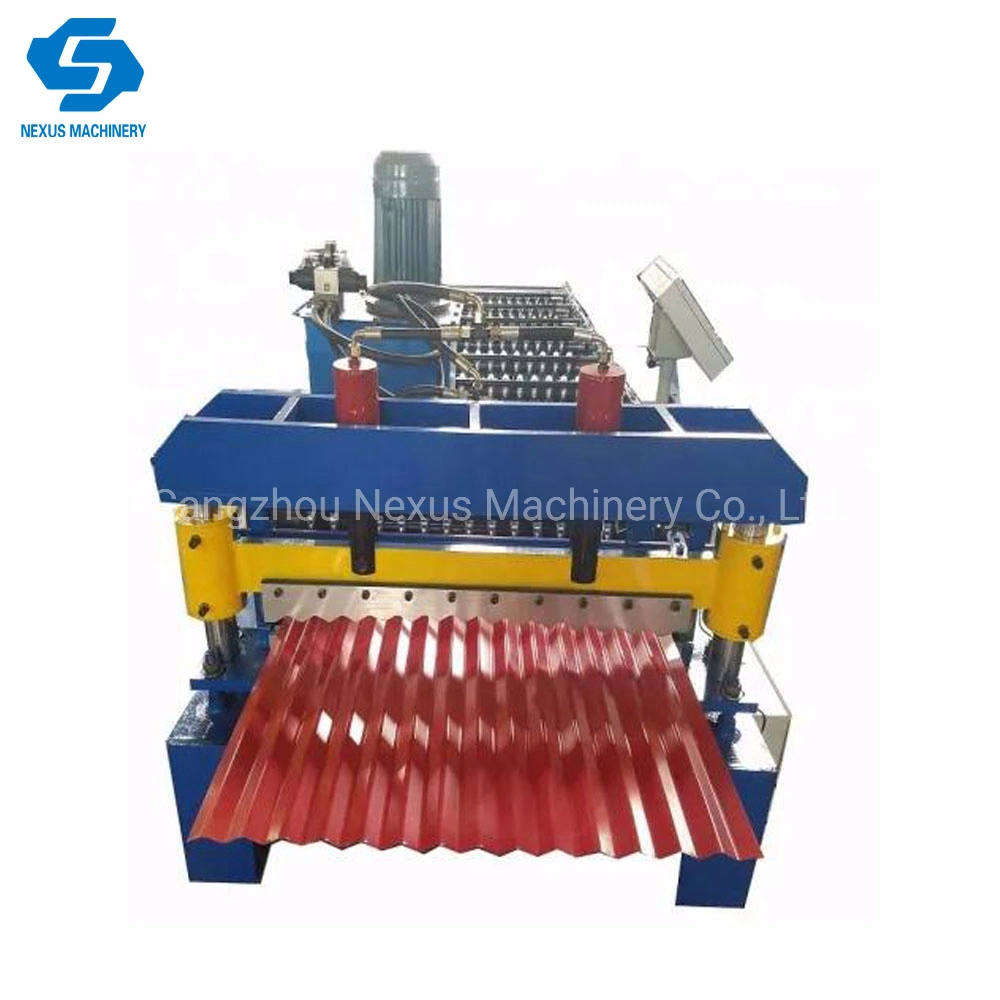 Trapezoidal Profile Steel Roof Tile Sheet Rolling Forming Machine with Ce Certificate