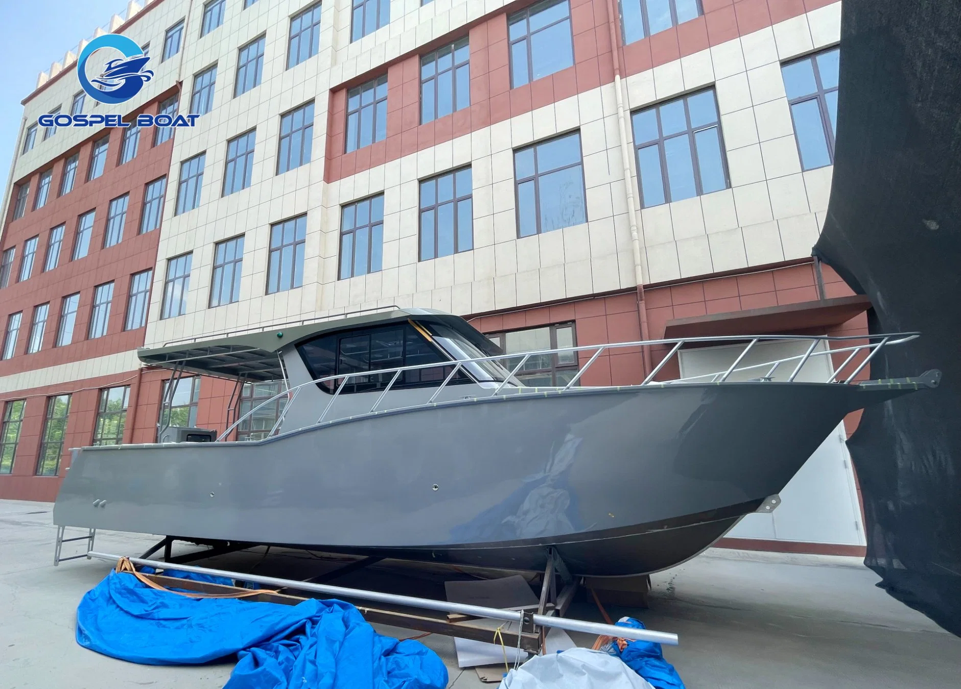 11 M Aluminum Plate Luxury Cabin Boat for Sale