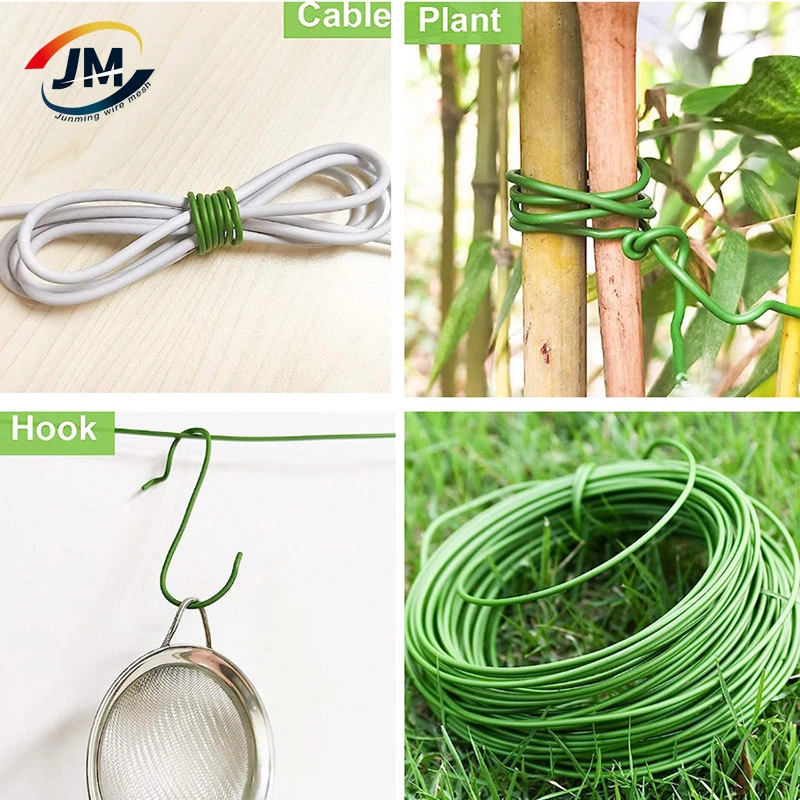 15m Plant Twist Garden Tie Wire Green Coated for Training Support Bonsai Outlet Cable