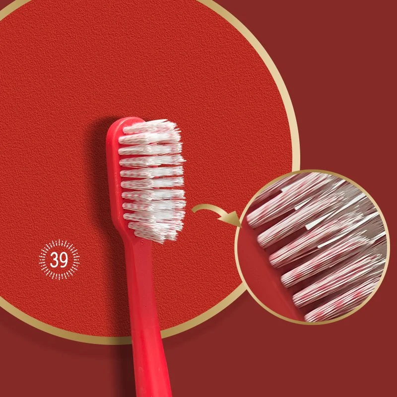 Nouvelle brosse à dents de voyage moderne, emballage individuel, sans BPA Brosse à dents confortable pour adultes